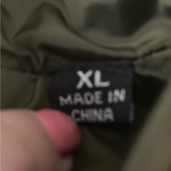 Andrew Marc long deep olive long puffer - Picture 9 of 9